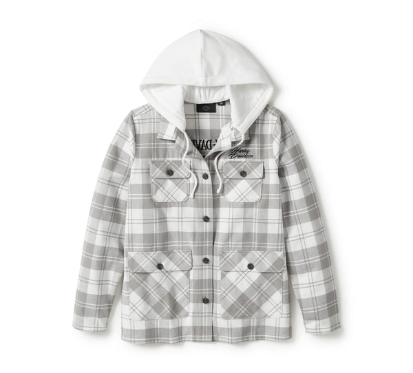 Women's Heritage Plaid Hooded Shacket