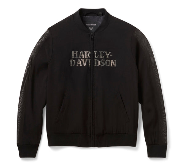 Women's Willie G Skull Bling Bomber