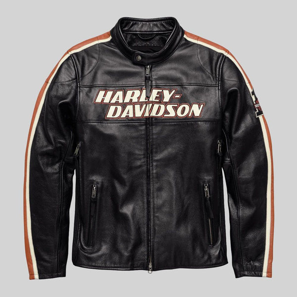 Harley Davidson Men's Torque CE-Certified Leather Jacket