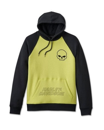 Harley-Davidson Willie G Skull Men's Sweatshirt - Wild Lime