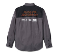 Men's Screamin' Eagle Shirt - Colorblocked - Blackened Pearl