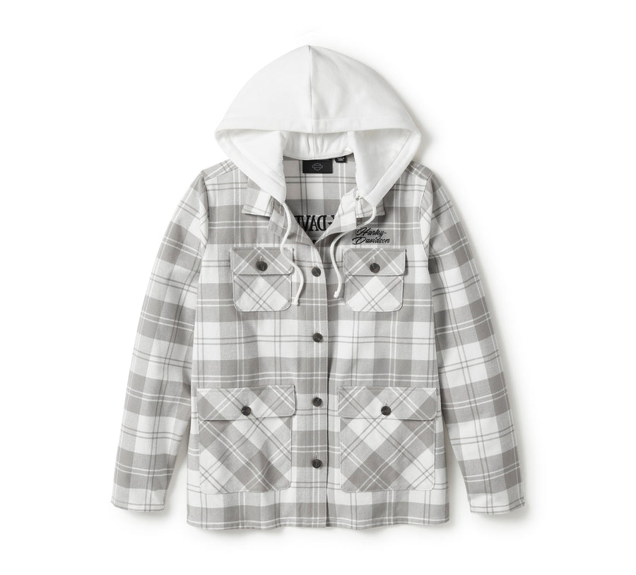Women's Heritage Plaid Hooded Shacket