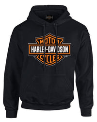 Harley-Davidson® Men's Bar & Shield Pullover Fleece Hooded Sweatshirt, Black