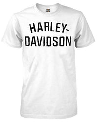 Harley-Davidson® Men's T-Shirt, Heritage Distressed Short Sleeve, White 30294029