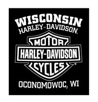 Harley-Davidson® Men's T-Shirt, Hand Made Willie G Skull Distressed 30294030