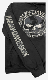 Harley-Davidson® Men's Sweatshirt Willie G Skull H-D Pullover Black 30296648