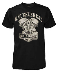 Harley-Davidson® Men's Knucklehead Engine Authentic T-Shirt Black 30298302