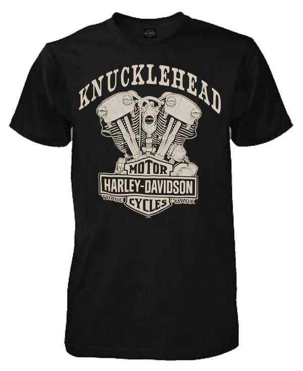 Harley-Davidson® Men's Knucklehead Engine Authentic T-Shirt Black 30298302