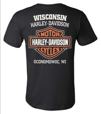 Harley-Davidson® Men's Distressed Shady Skull Short Sleeve T-Shirt, Solid Black