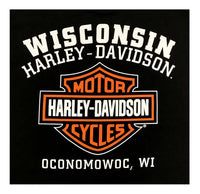Harley-Davidson® Men's Custom Freedom Sleeveless Crew Neck Muscle Shirt - Black
