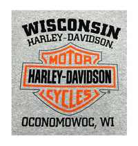 Harley-Davidson® Men's Bar & Shield Logo Pullover Hooded Sweatshirt, Gray
