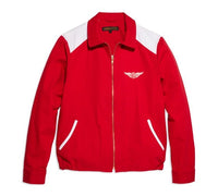 Men's Black Club Jacket - Red