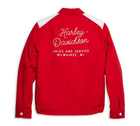 Men's Black Club Jacket - Red