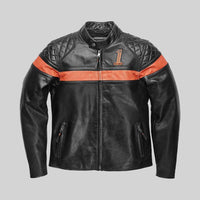 H-D Men's Victory Sweep Vintage Leather Jacket