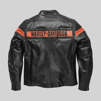 H-D Men's Victory Sweep Vintage Leather Jacket