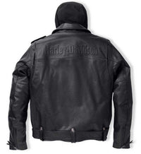 Men's Potomac 3-IN-1 Leather Biker Jacket, Black