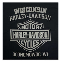 Harley-Davidson® Men's Skull Banner Short Sleeve Crew-Neck T-Shirt - Black