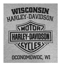 Harley-Davidson® Men's Willie G Skull Short Sleeve Chest Pocket T-Shirt - Gray