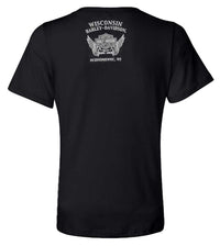 Harley-Davidson Women's Part Ways H-D Short Sleeve Scoop Neck Tee - Black