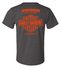 Harley-Davidson® Men's Enhance Legend Short Sleeve Crew-Neck T-Shirt - Charcoal