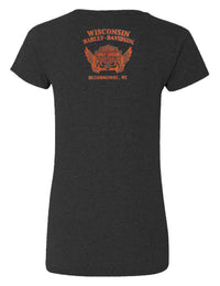 Harley-Davidson Women's Willie G Winged Embellished Short Sleeve Tee - Black