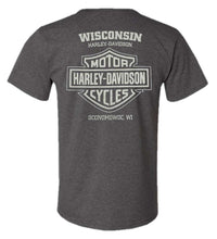 Harley-Davidson® Men's Friction Too Poly-Blend Short Sleeve T-Shirt, Charcoal