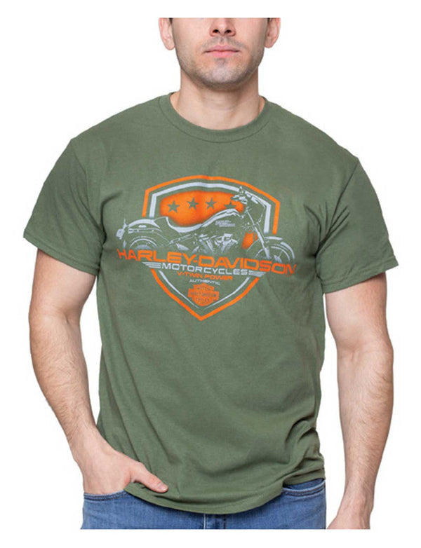Harley-Davidson® Men's Joyride Short Sleeve Crew-Neck T-Shirt - Military Green