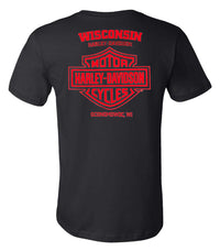 Harley-Davidson® Men's Preserve Short Sleeve Crew-Neck Cotton T-Shirt - Coal