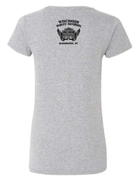 Harley-Davidson® Women's Overpass Round Neck Short Sleeve Tee, Athletic Heather