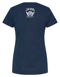 Harley-Davidson® Women's Sepia Wing Short Sleeve Crew-Neck T-Shirt, Navy