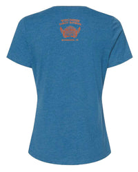 Harley-Davidson® Women's Foil Beach Vibes Scoop Neck Short Sleeve Tee - Teal
