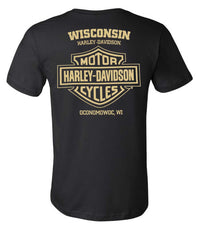 Harley-Davidson® Men's Willie G Skull Camo Short Sleeve Crew-Neck T-Shirt, Black