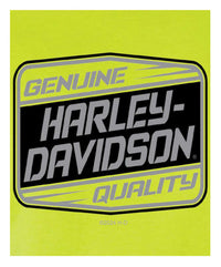Harley-Davidson® Men's Overload Short Sleeve Chest Pocket T-Shirt, Safety Green