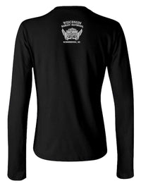 Harley-Davidson® Women's Elongated Bar & Shield Long Sleeve Shirt, Black