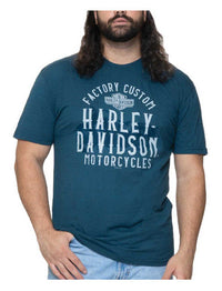 Harley-Davidson® Men's Insights Short Sleeve Crew-Neck T-Shirt, Antique Harbor