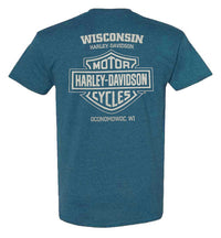 Harley-Davidson® Men's Insights Short Sleeve Crew-Neck T-Shirt, Antique Harbor