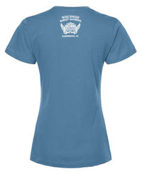 Harley-Davidson® Womens Embellished Smoke Scoop Neck Short Sleeve Tee, Teal