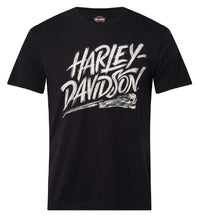 Harley-Davidson® Men's Brushed H-D Short Sleeve Crew-Neck T-Shirt, Black
