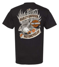 Harley-Davidson® Men's Road Pilot Crew-Neck Short Sleeve T-Shirt, Black