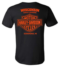 Harley-Davidson® Men's Varsity B&S Short Sleeve Crew-Neck T-Shirt - Black