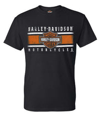Harley-Davidson® Men's Iconic Bar & Shield Crew-Neck Short Sleeve Shirt - Black