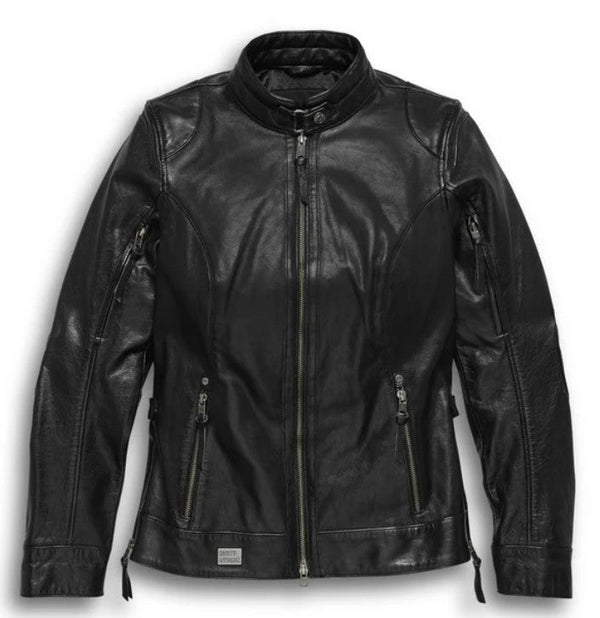 Women's H-D Line Stitcher Leather Jacket