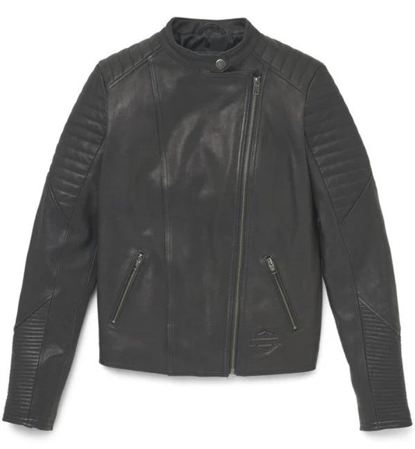 Women's H-D Reservoir Moto Leather Jacket