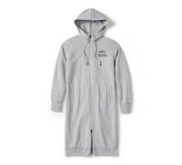 Women's Essential Fleece Full Zip Duster - Light Grey Heather