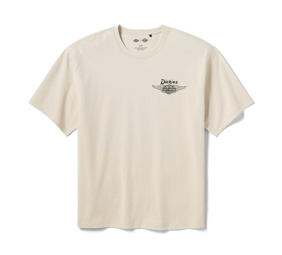 Dickies x H-D Vintage Wash Tee - Bone
