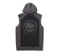 Men's Willie G Skull Sleeveless Hoodie
