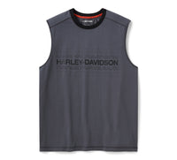 Men's H-D TECH COOLMAX Tank - Colorblocked - Asphalt