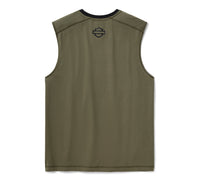 Men's H-D TECH COOLMAX Tank - Colorblocked - Grape Leaf