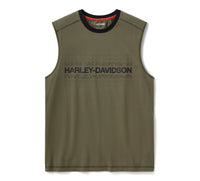 Men's H-D TECH COOLMAX Tank - Colorblocked - Grape Leaf