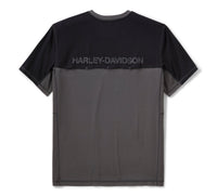 Men's H-D TECH Color Block Vented Tee - Colorblocked - Asphalt